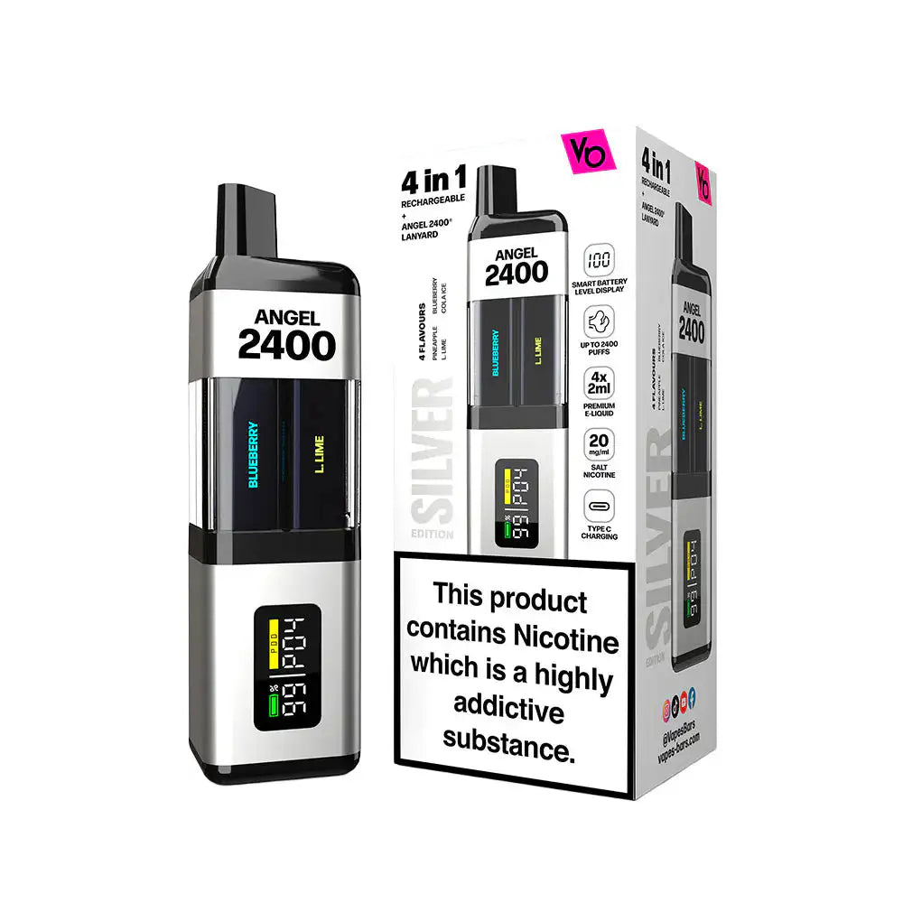 Vapes Bars Angel 2400 Silver Edition 20mg