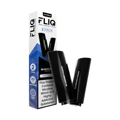 Avomi Fliq Replacement Pods Pack of 2 Blueberry Fusion