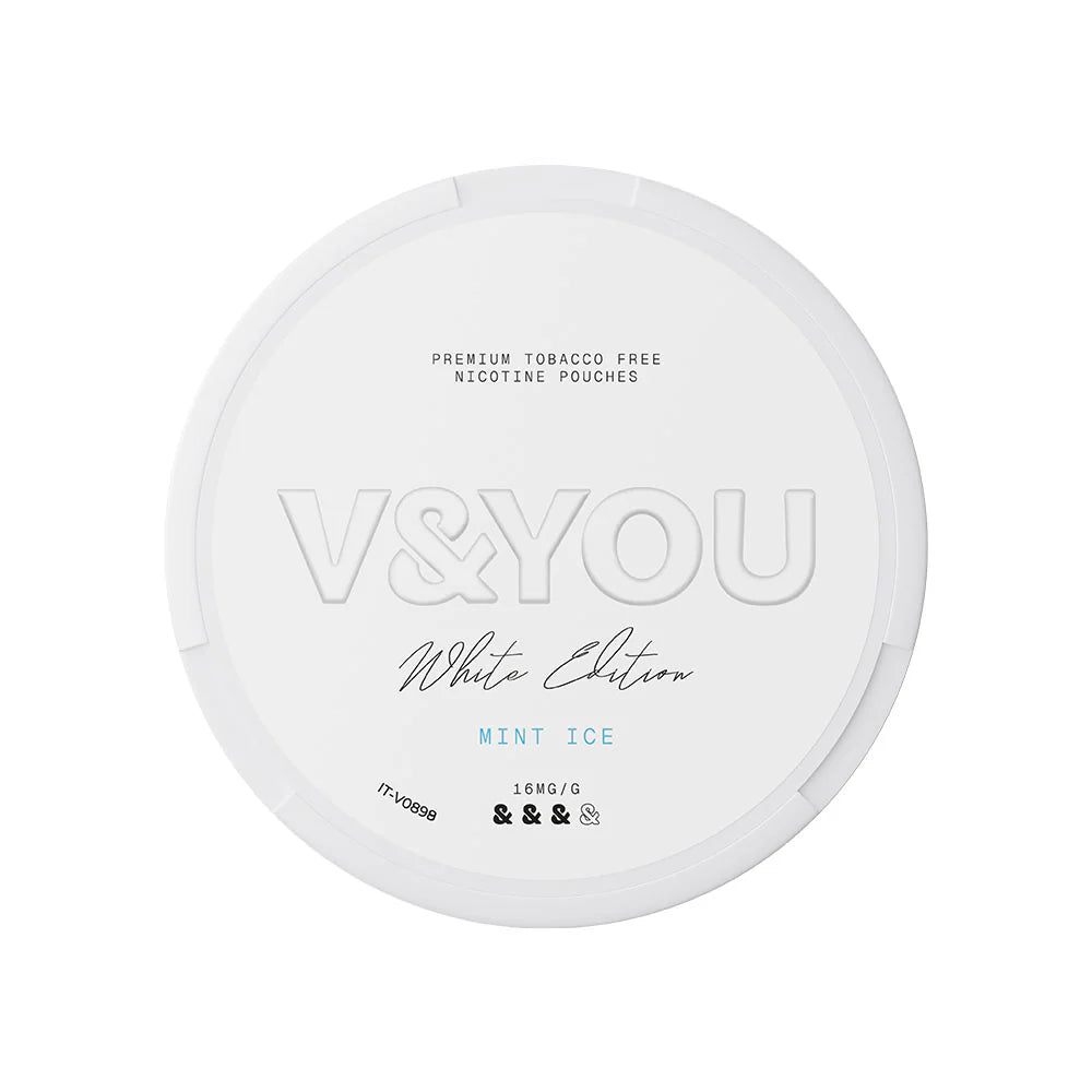 V&YOU Mint Ice White Edition Nicotine Pouch 8.8mg