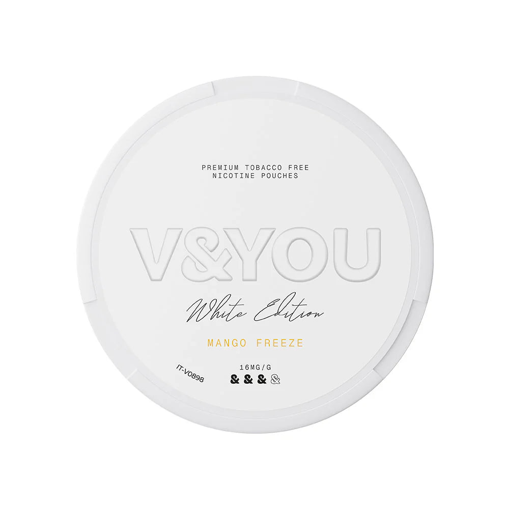 V&YOU Mango Freeze White Edition Nicotine Pouch 8.8mg