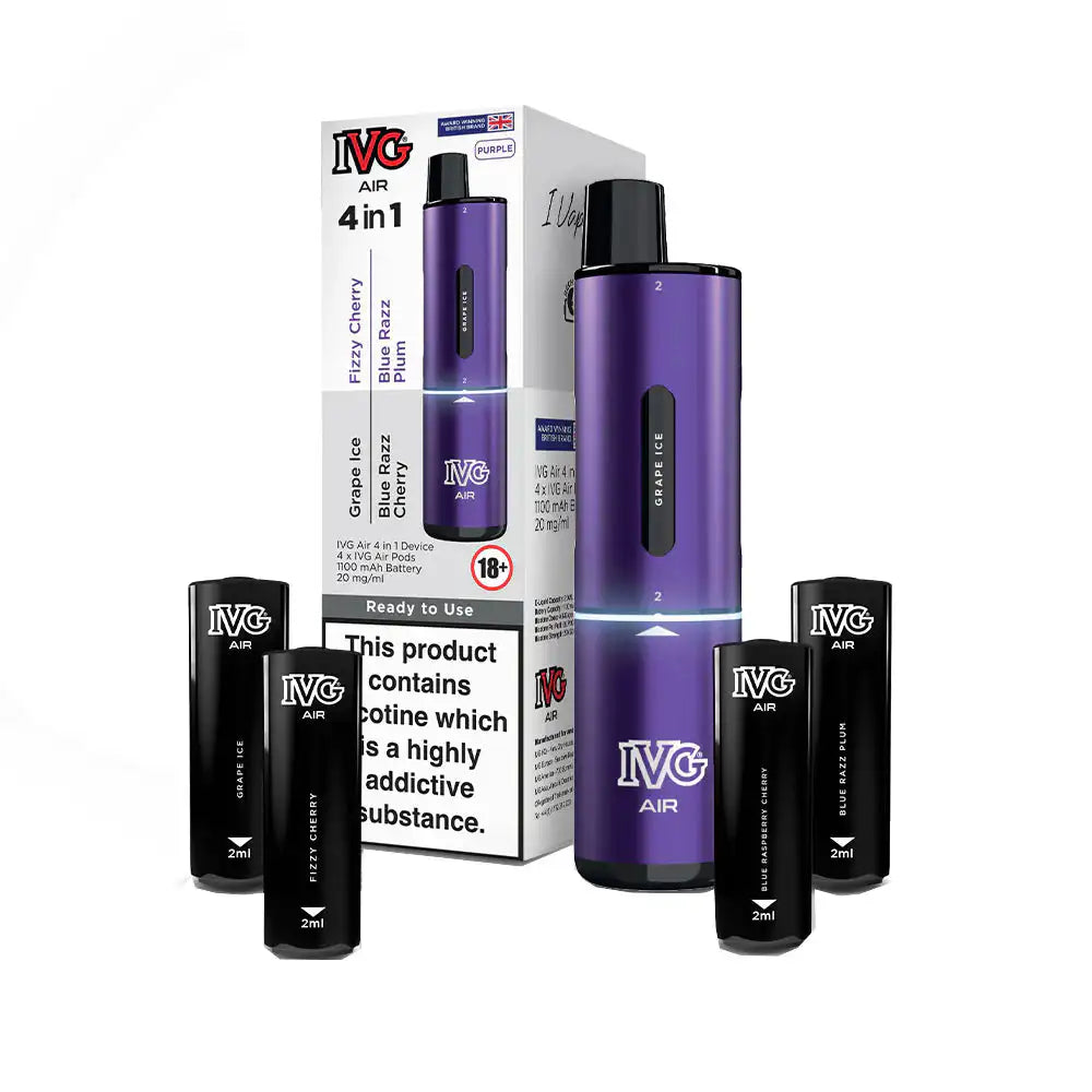 IVG Air 4 in 1 - Purple Starter Kit