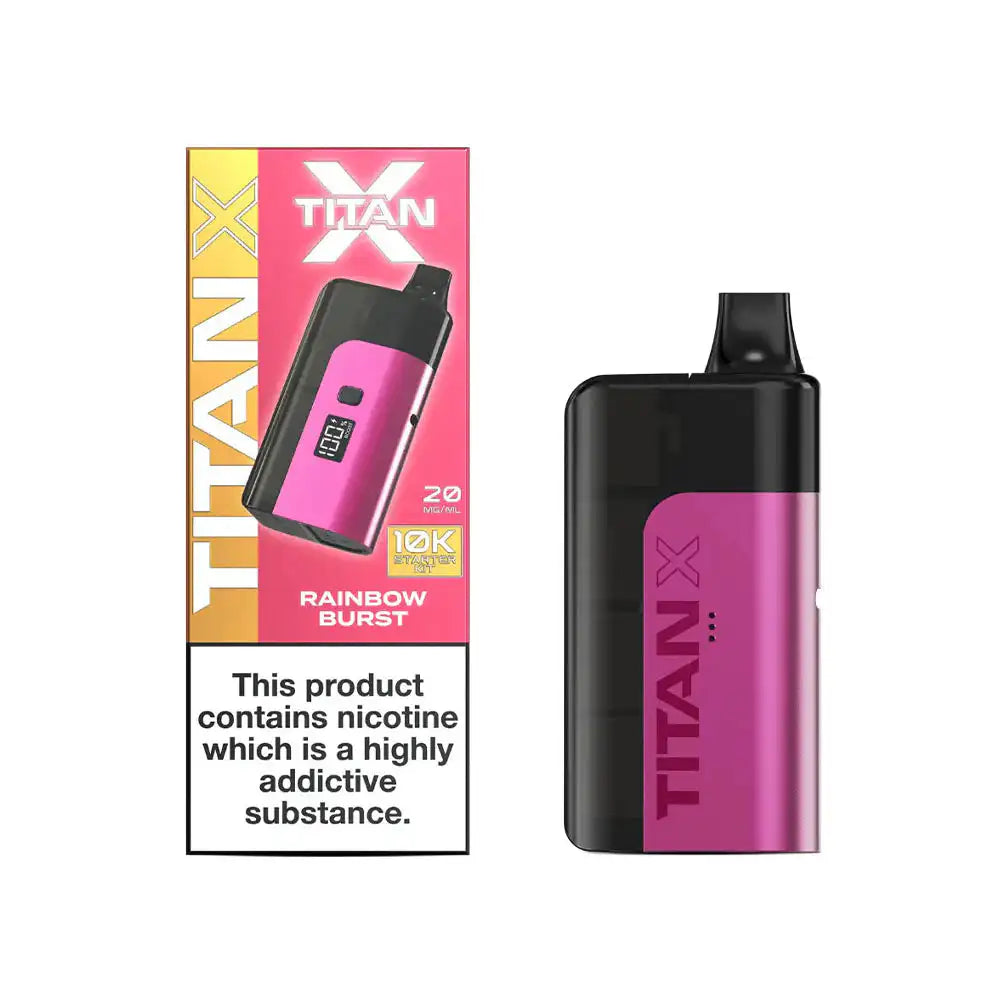 Titan X Starter Kit 20mg Rainbow Burst