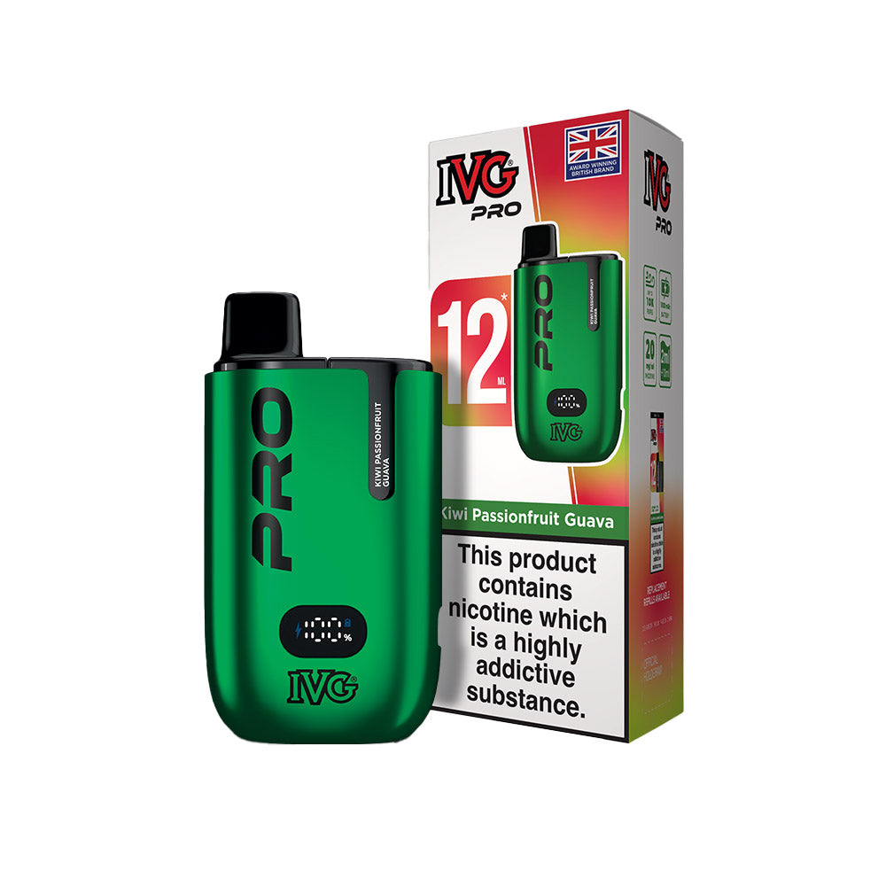 IVG PRO 12 Starter Kit Kiwi Passionfruit Guava - New SKU