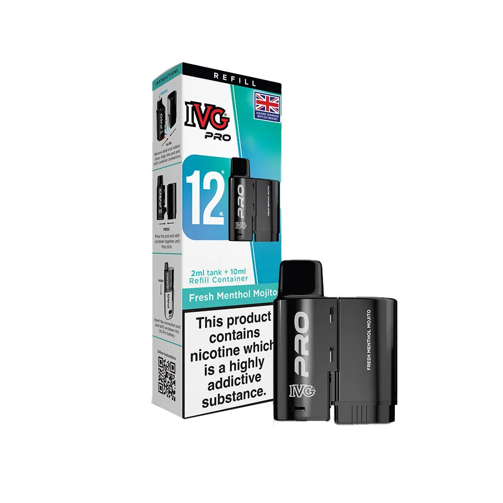 IVG PRO 12 Pods Fresh Menthol Mojito - New SKU