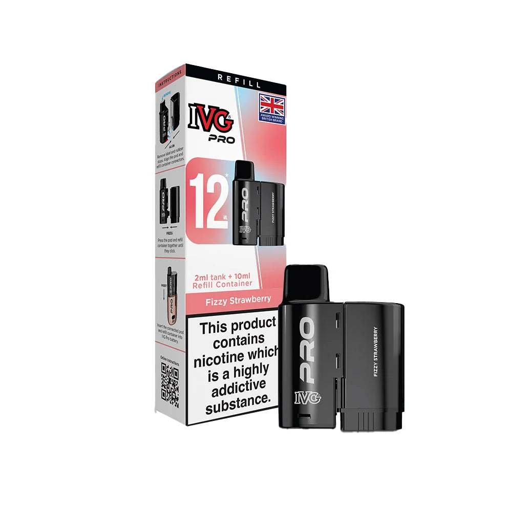 IVG PRO 12 Pods Fizzy Strawberry - New SKU