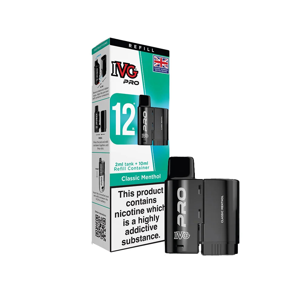IVG PRO 12 Pods Classic Menthol - New SKU