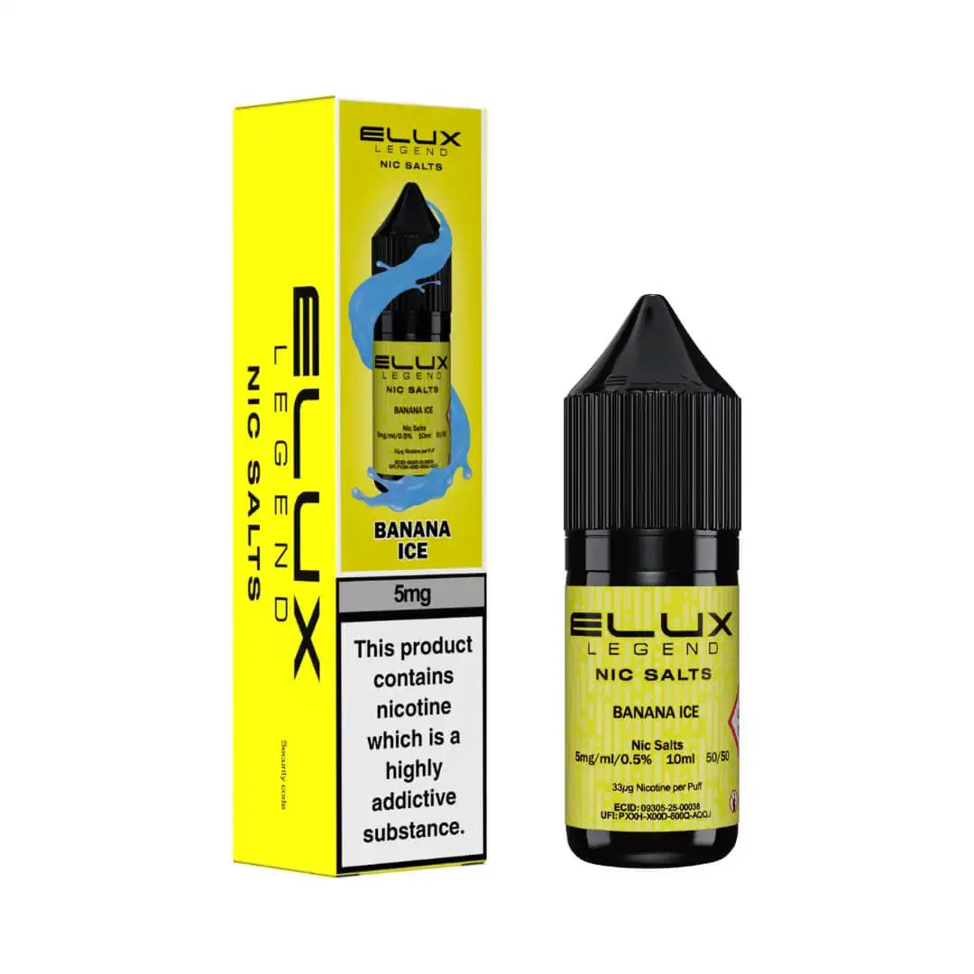 Elux Legend Nic Salts Banana Ice 5mg