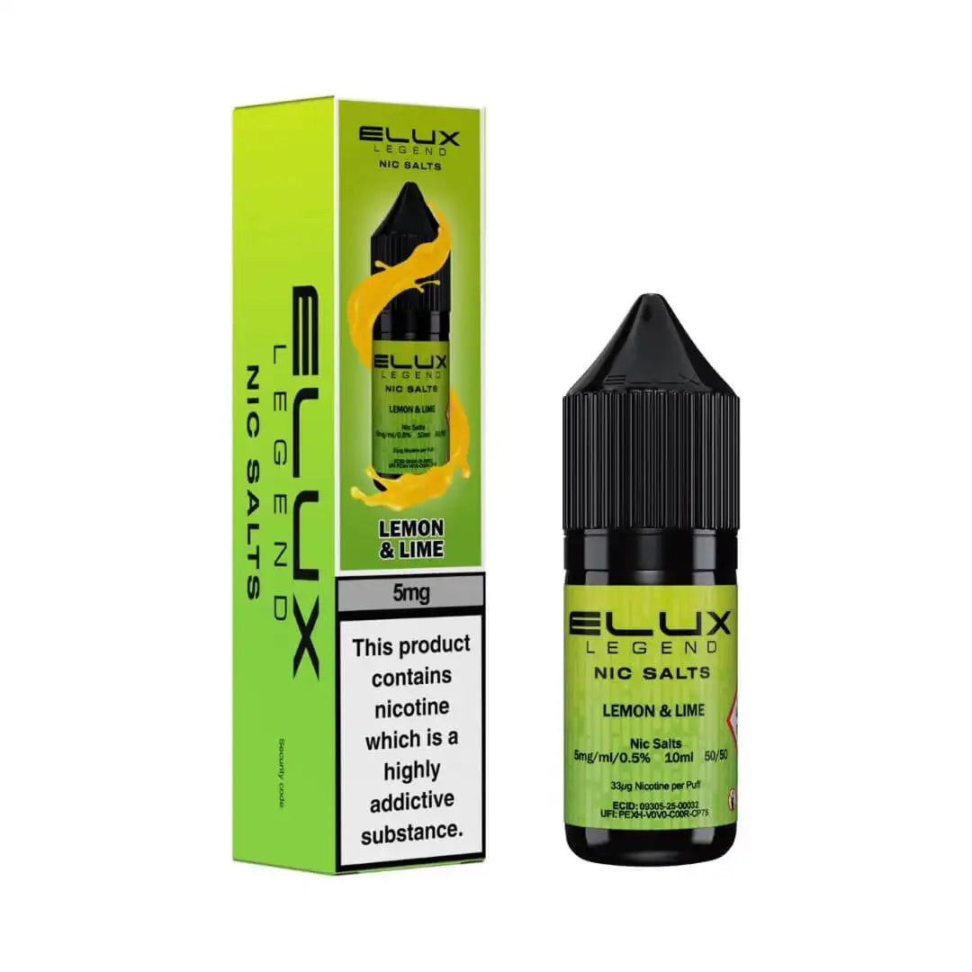 Elux Legend Nic Salts Lemon & Lime 5mg