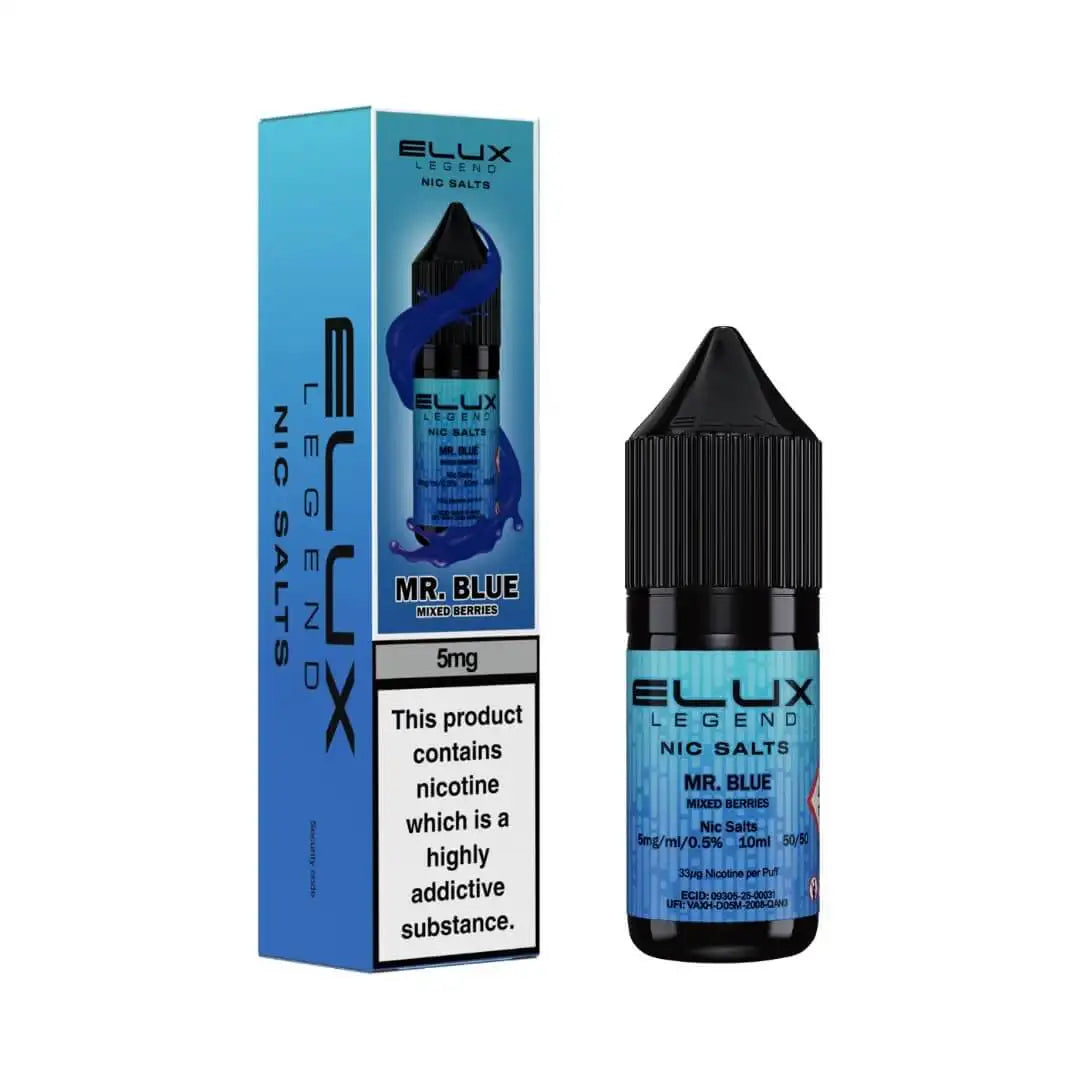 Elux Legend Nic Salts Mr Blue 5mg
