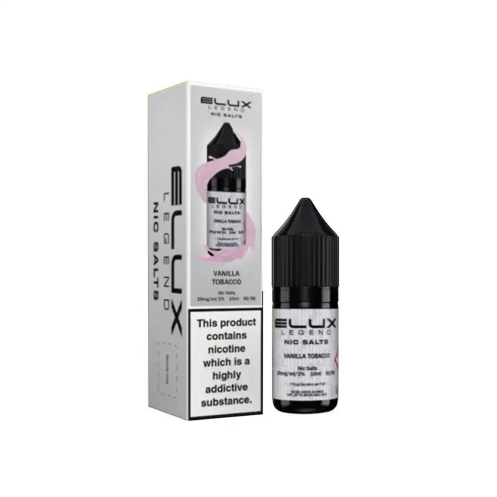 Elux Legend Nic Salts Vanilla Tobacco 10mg