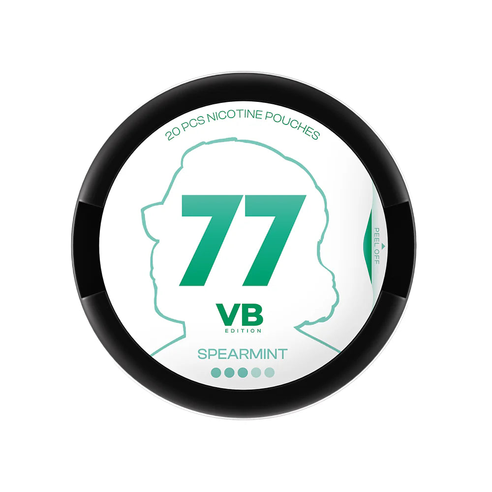 77 VB Edition Nicotine pouches Spearmint 10.4mg