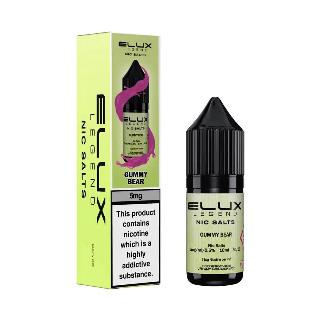 Elux Legend Nic Salts Gummy Bear 5mg