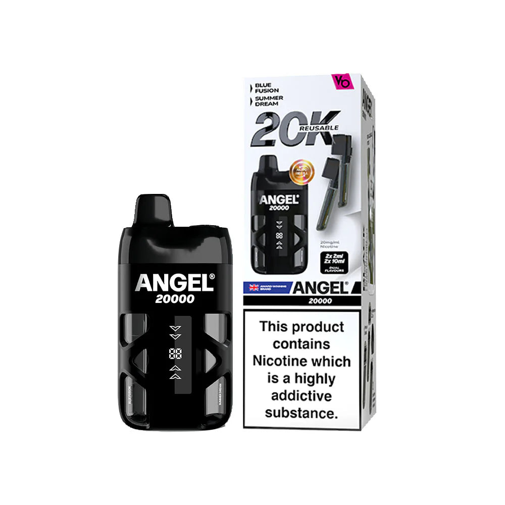 Vapes Bars Angel 20000 Black Edition Kit 20mg