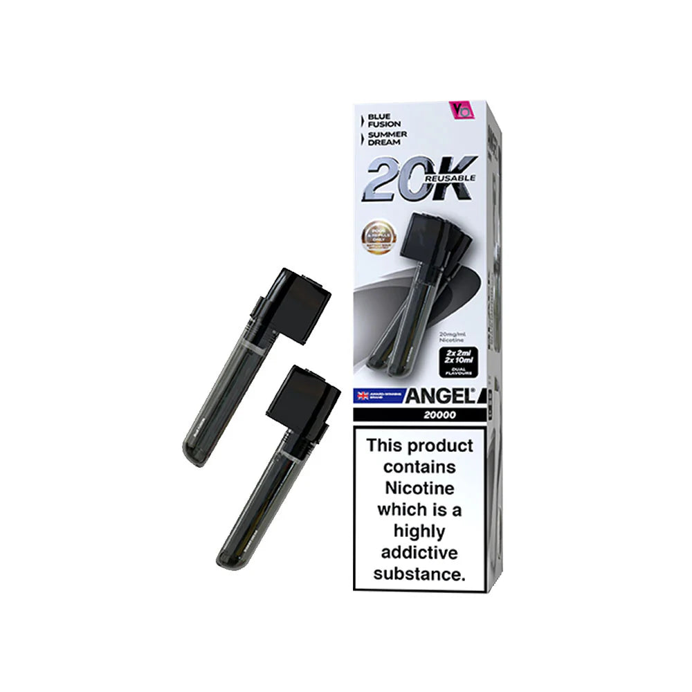 Vapes Bars Angel 20000 Black Edition Pods 20mg