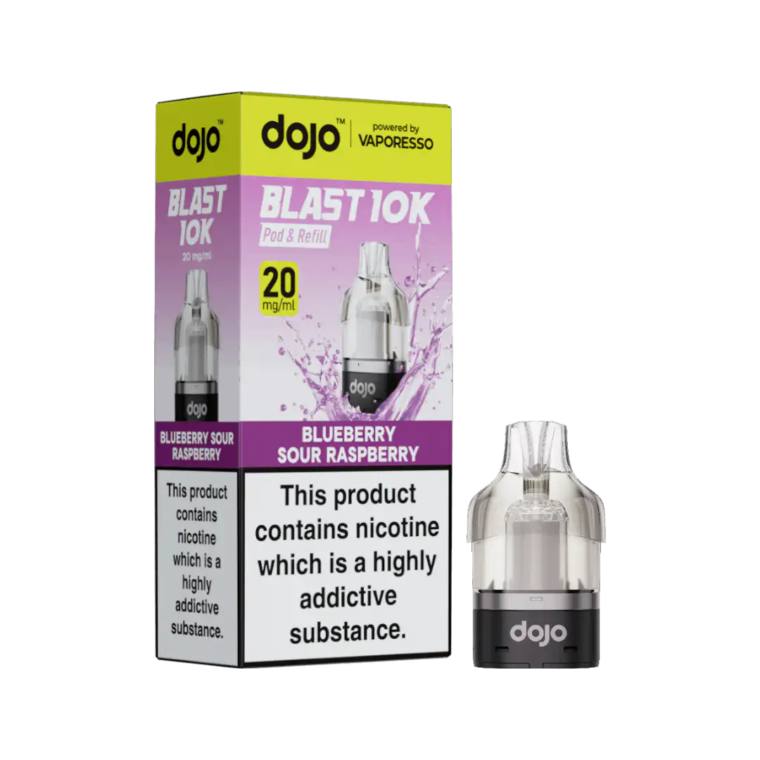 Dojo Blast 10K Replacement Pod Blueberry Sour Raspberry