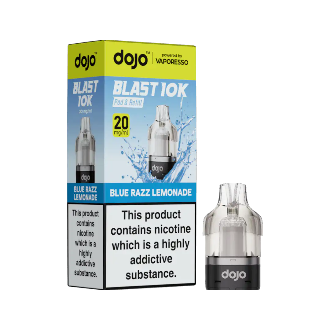 Dojo Blast 10K Replacement Pod Blue Razz Lemonade