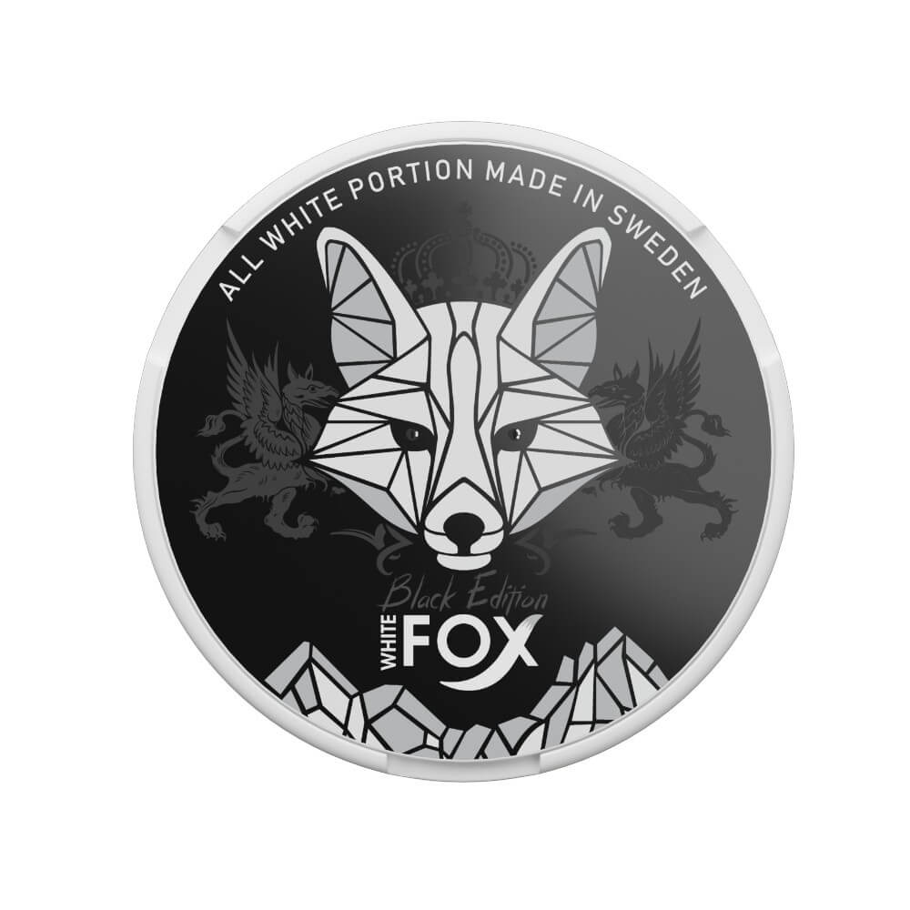 White Fox Black Mint Nic Pouches 30mg - Short Dated