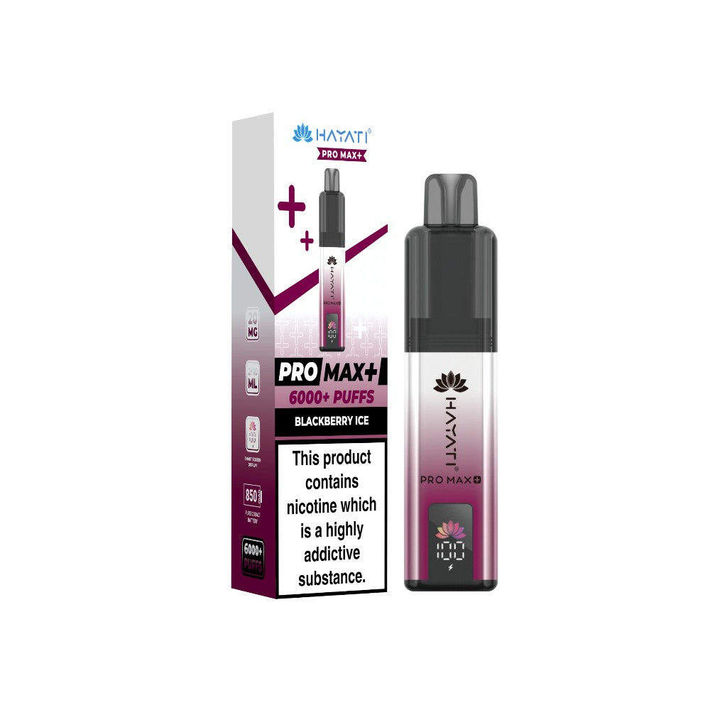 Hayati Pro Max+ Kit 20mg Blackberry Ice