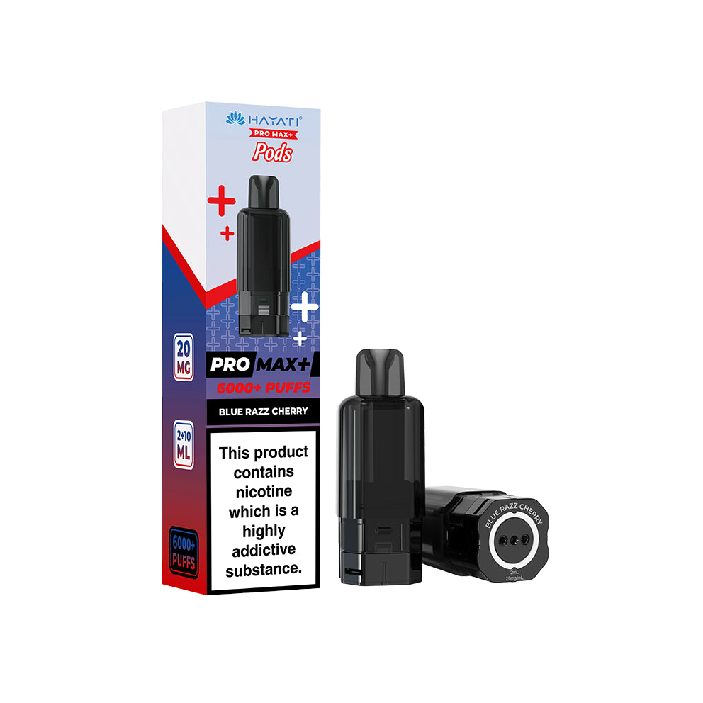 Hayati Pro Max+ Pods Blue Razz Cherry