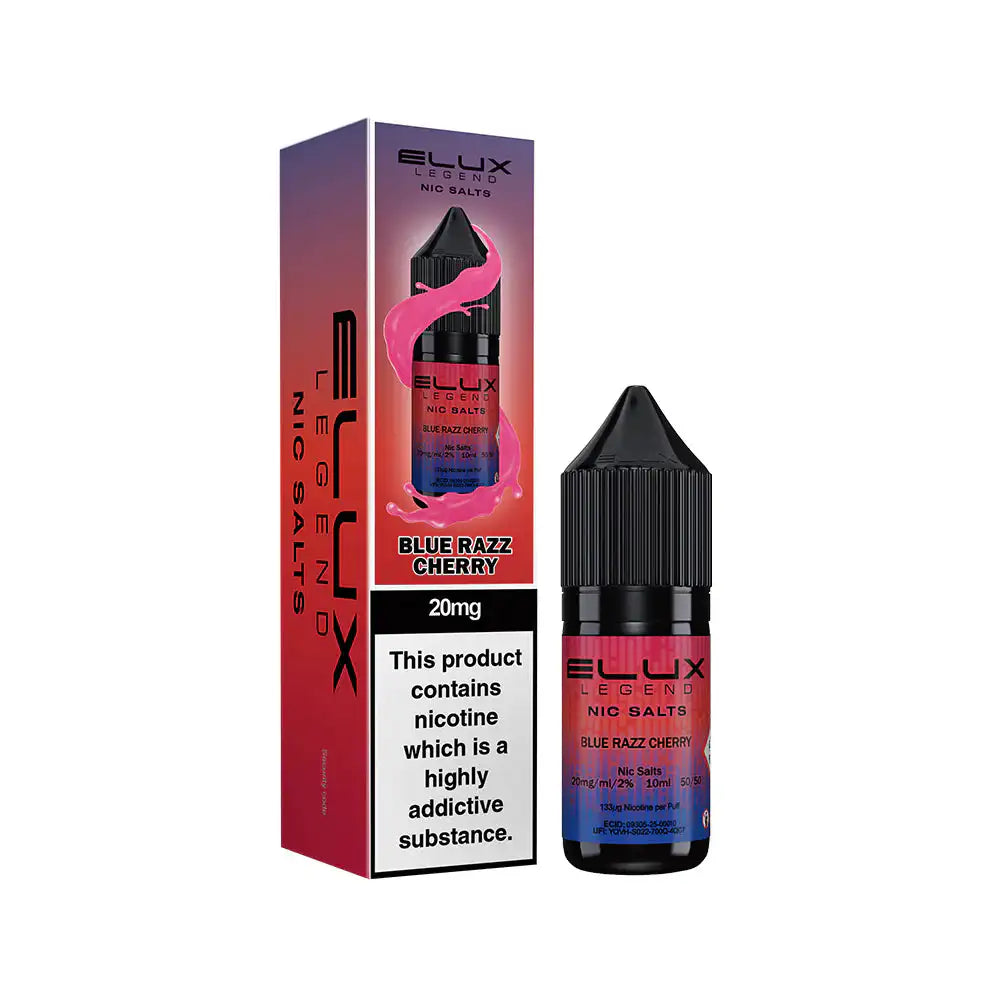 Elux Legend Nic Salts Blue Razz Cherry 20mg