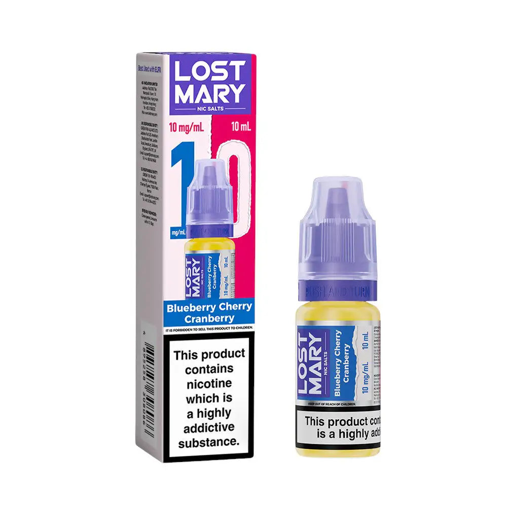 Lost Mary Nic Salts Blueberry Cherry Cranberry 10mg