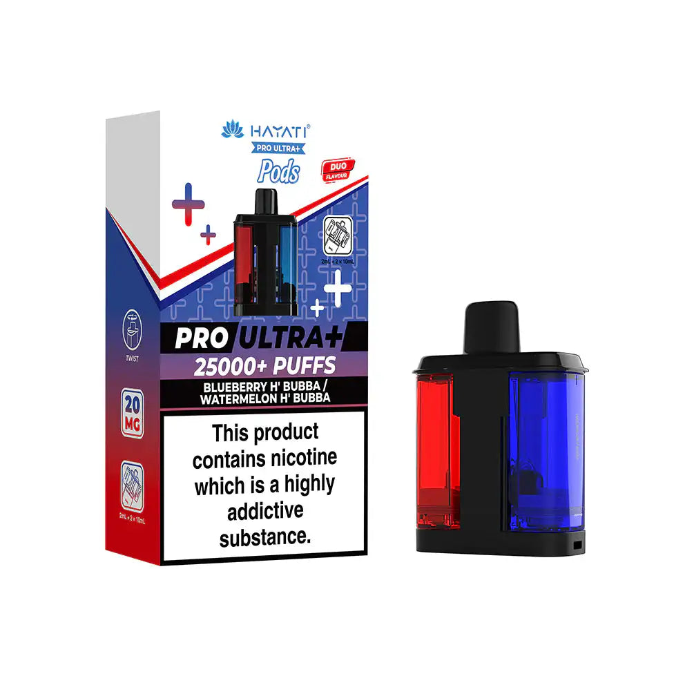 Hayati Pro Ultra+ Refill Pod Blueberry Pink Bubble / Watermelon Pink Bubble