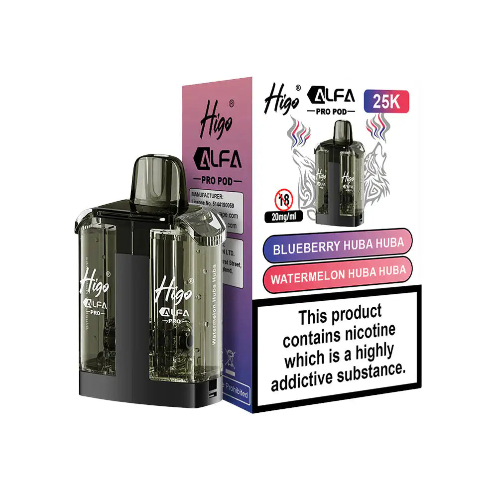 Higo Alfa Pro Pod Blueberry Huba Huba/Watermelon Huba Huba