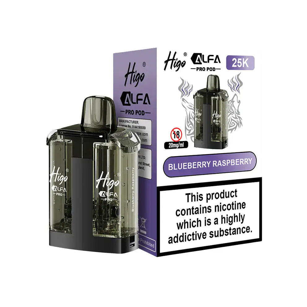 Higo Alfa Pro Pod Blueberry Raspberry