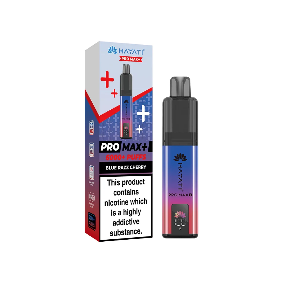 Hayati Pro Max+ Kit 20mg Blue Razz Cherry