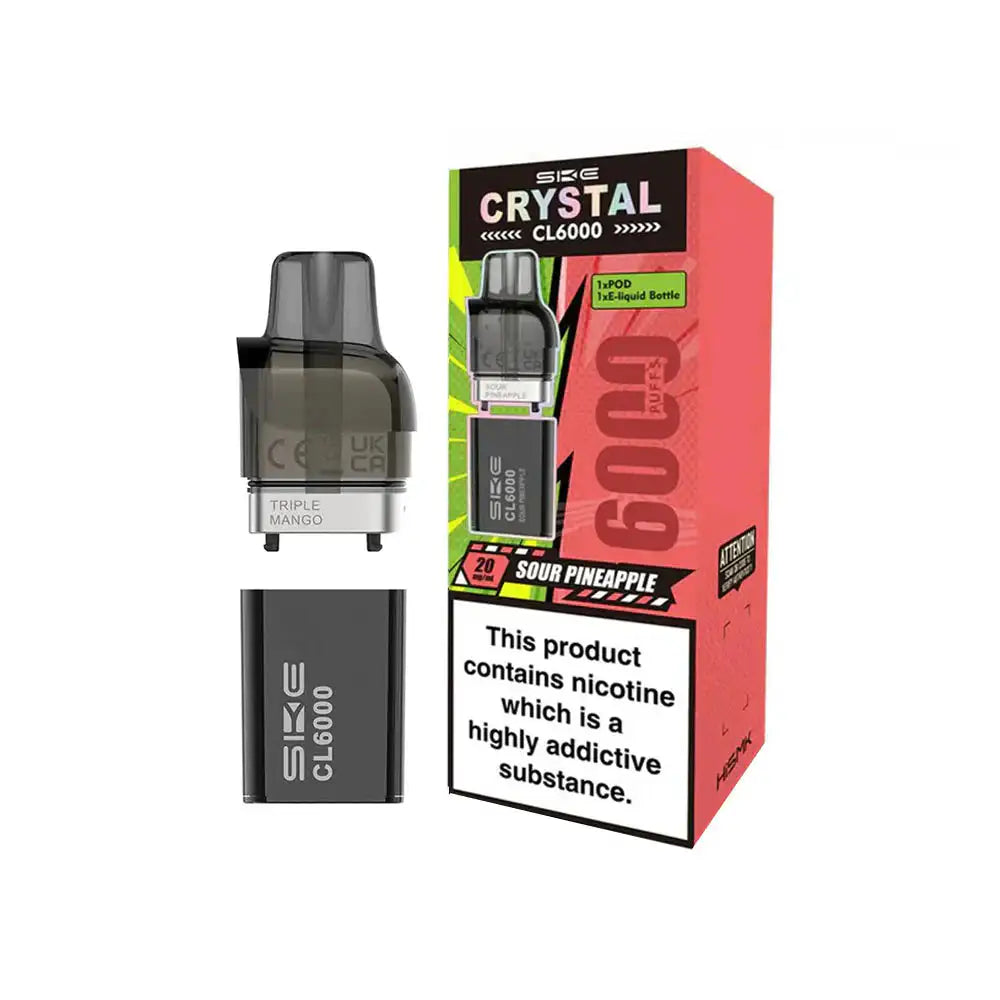 SKE Crystal CL6000 Sour Pineapple Pod
