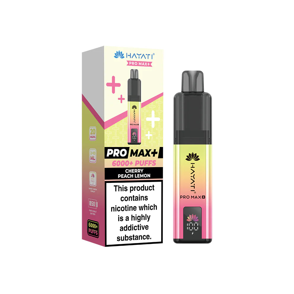 Hayati Pro Max+ Kit Cherry Peach Lemon