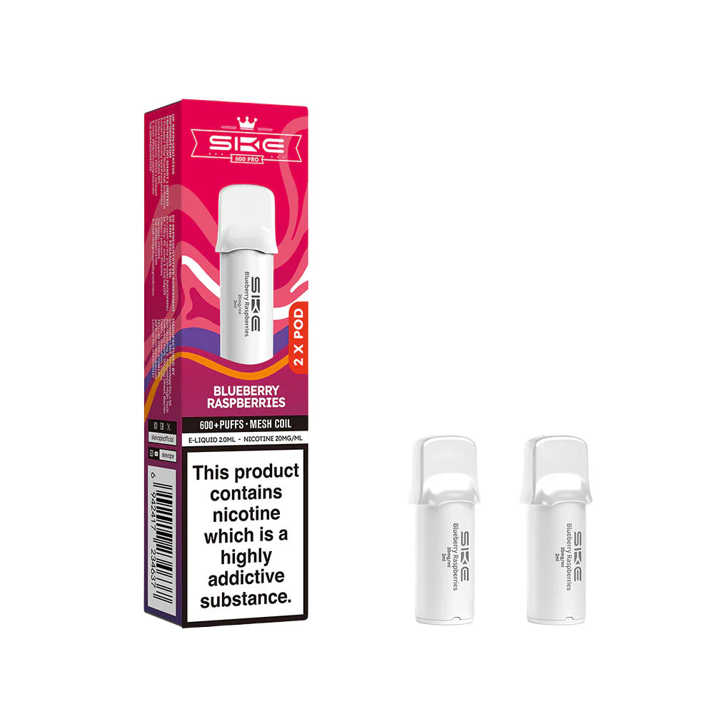 Crystal 600 Pro Pods Blueberry Raspberries