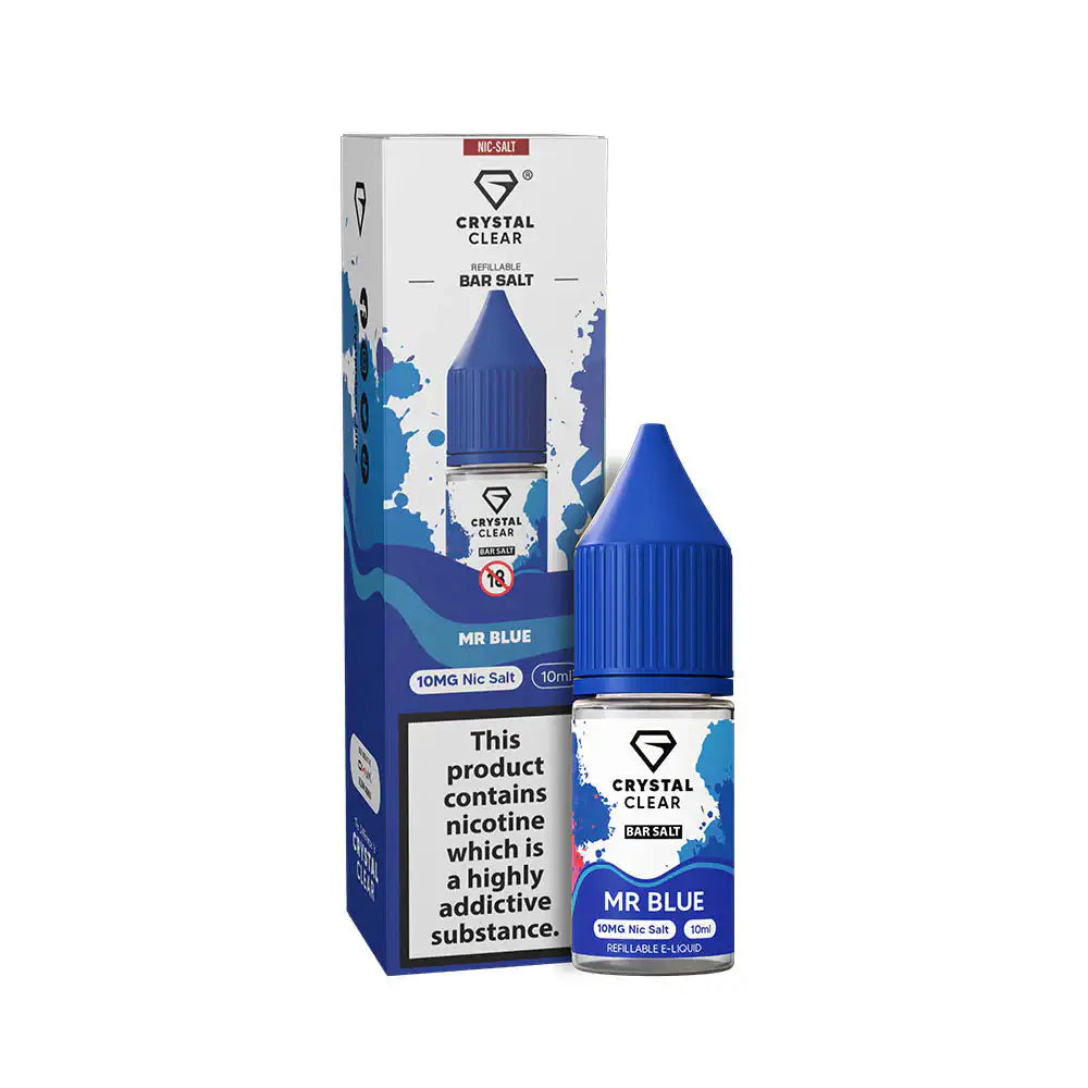 Crystal Clear 10ml Mr Blue 10mg