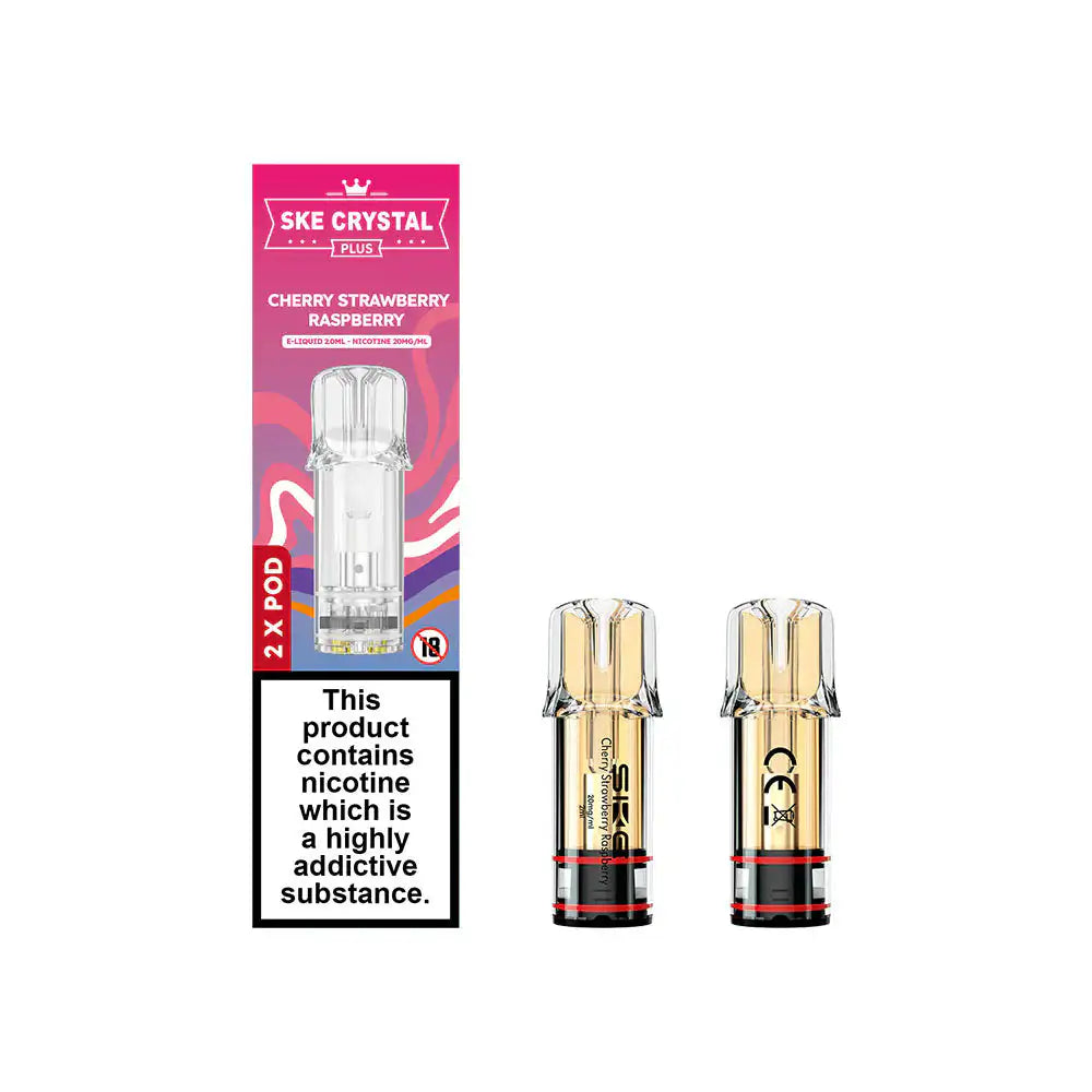 Crystal Plus Pod - Cherry Strawberry Raspberry - Single Unit