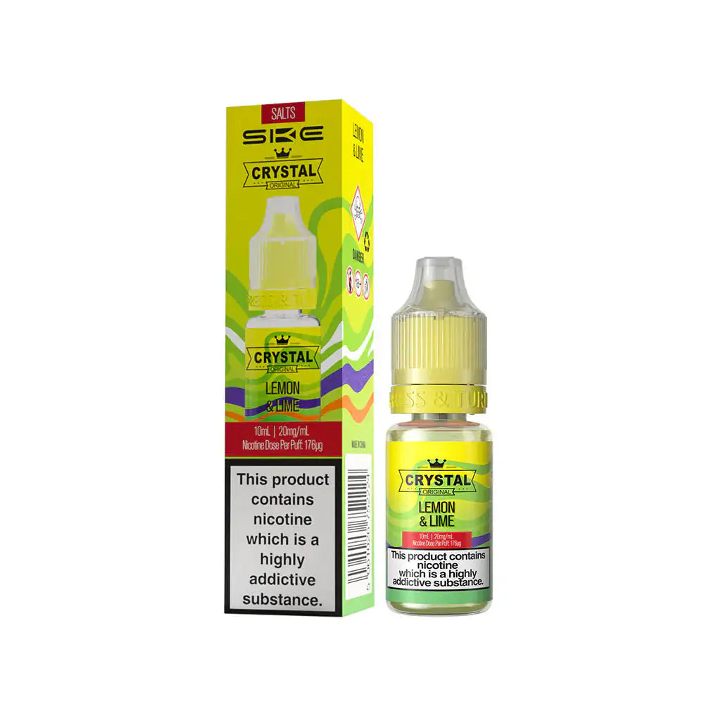 SKE Crystal Nic Salts 10ml Lemon & Lime 20mg