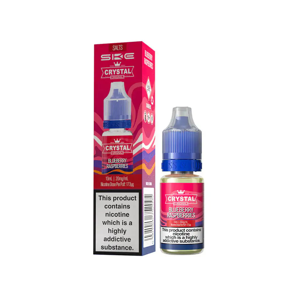 SKE Crystal Nic Salts 10ml Blueberries Raspberries 10mg