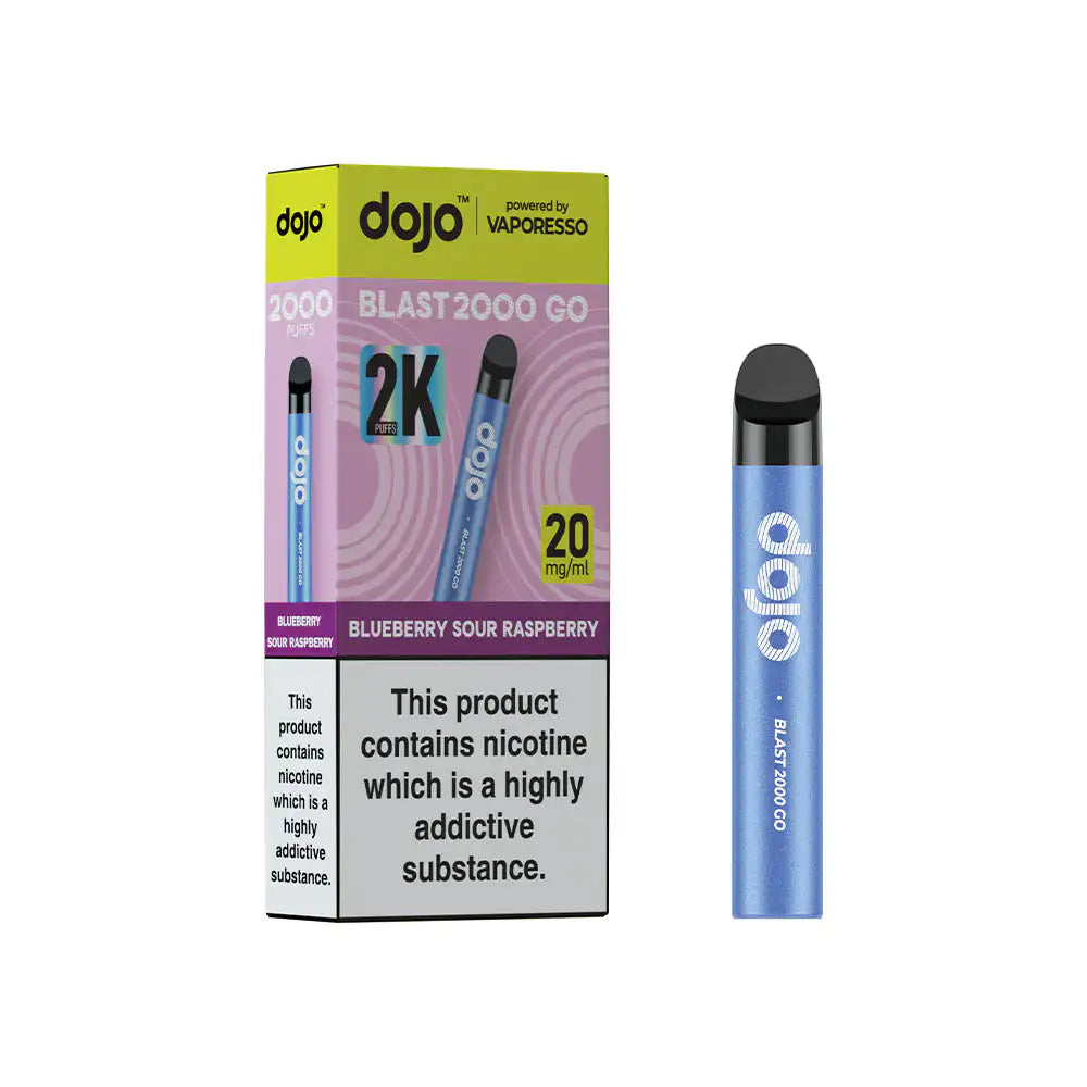 Dojo Blast Go 2000 Kit Blueberry Sour Raspberry