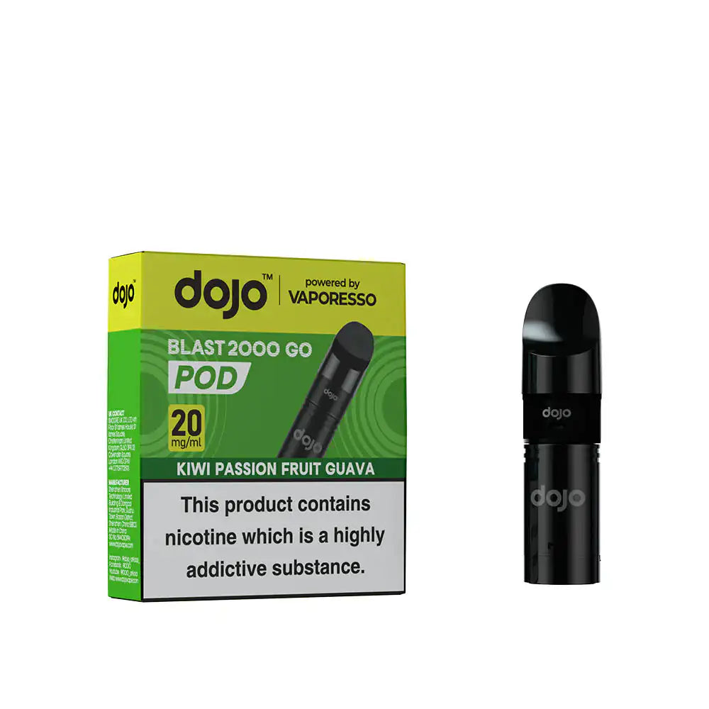 Dojo Blast Go 2000 Pod Kiwi Passion Fruit Guava