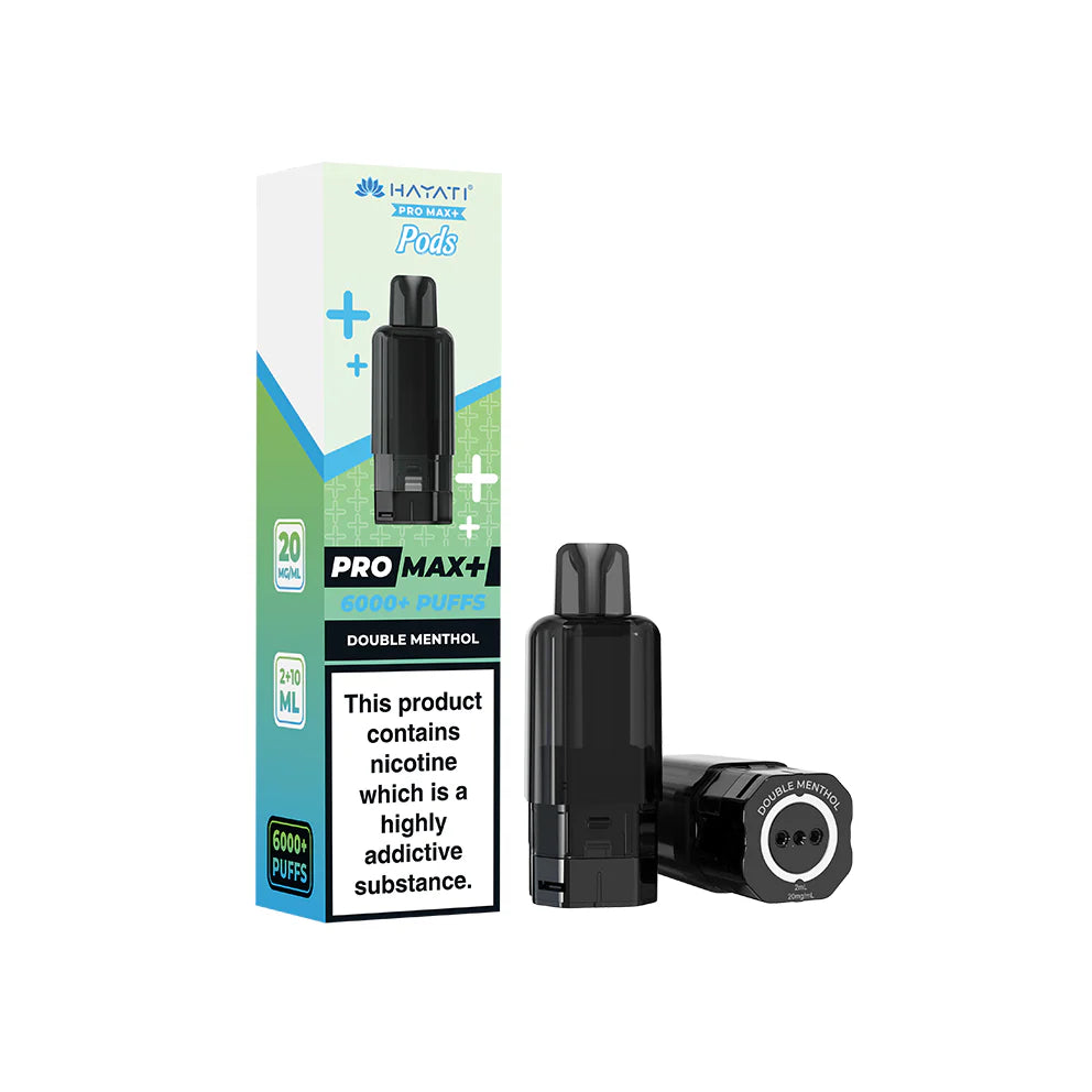 Hayati Pro Max+ Pods 20mg Double Menthol
