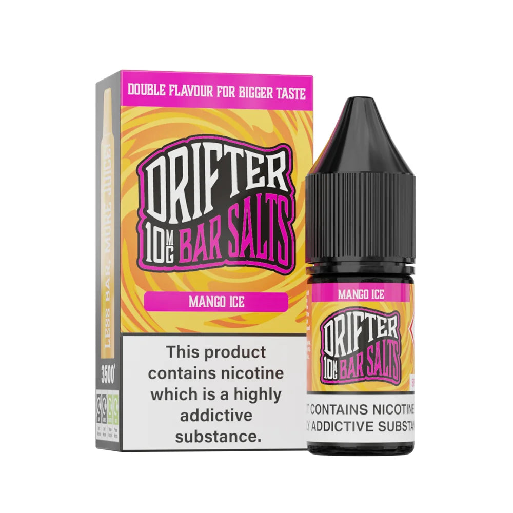 Drifter Bar Nic Salts Mango Ice 10mg - Outer