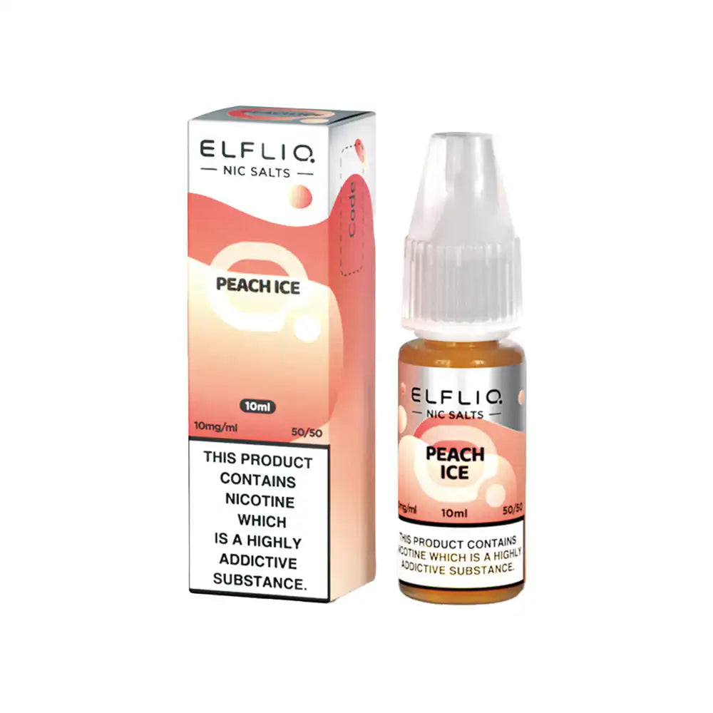 Elfliq Peach Ice Nic Salts 20mg - Single Unit