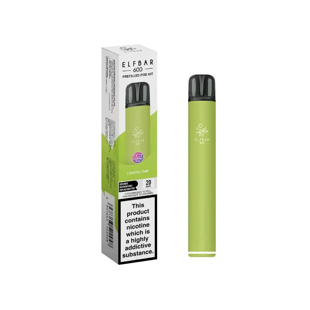 ELFBAR 600 Rechargeable Pod Kit Lemon Lime