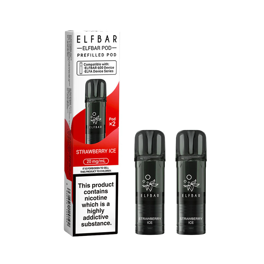 ELFbar 600 Replacement Pod Strawberry Ice