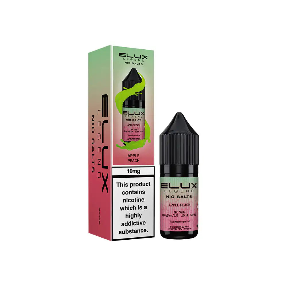 Elux Legends Nic Salts Apple Peach 10mg