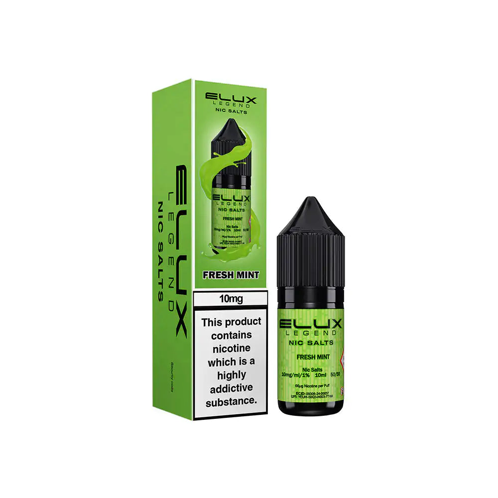 Elux Legend Nic Salts Fresh Mint 10mg