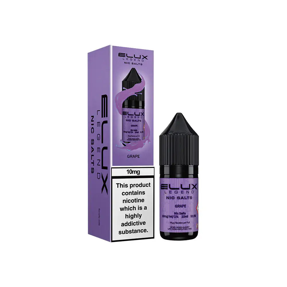 Elux Legends Nic Salts Grape 10mg