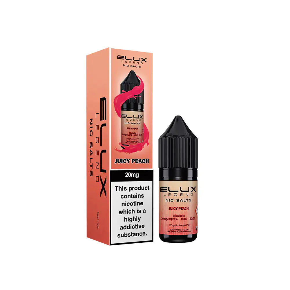 Elux Legend Nic Salts Juicy Peach 10mg