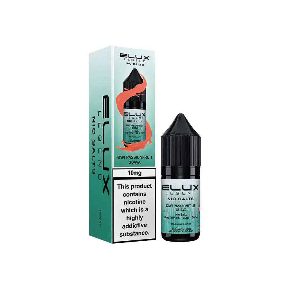 Elux Legends Nic Salts Kiwi Passionfruit Guava 10mg