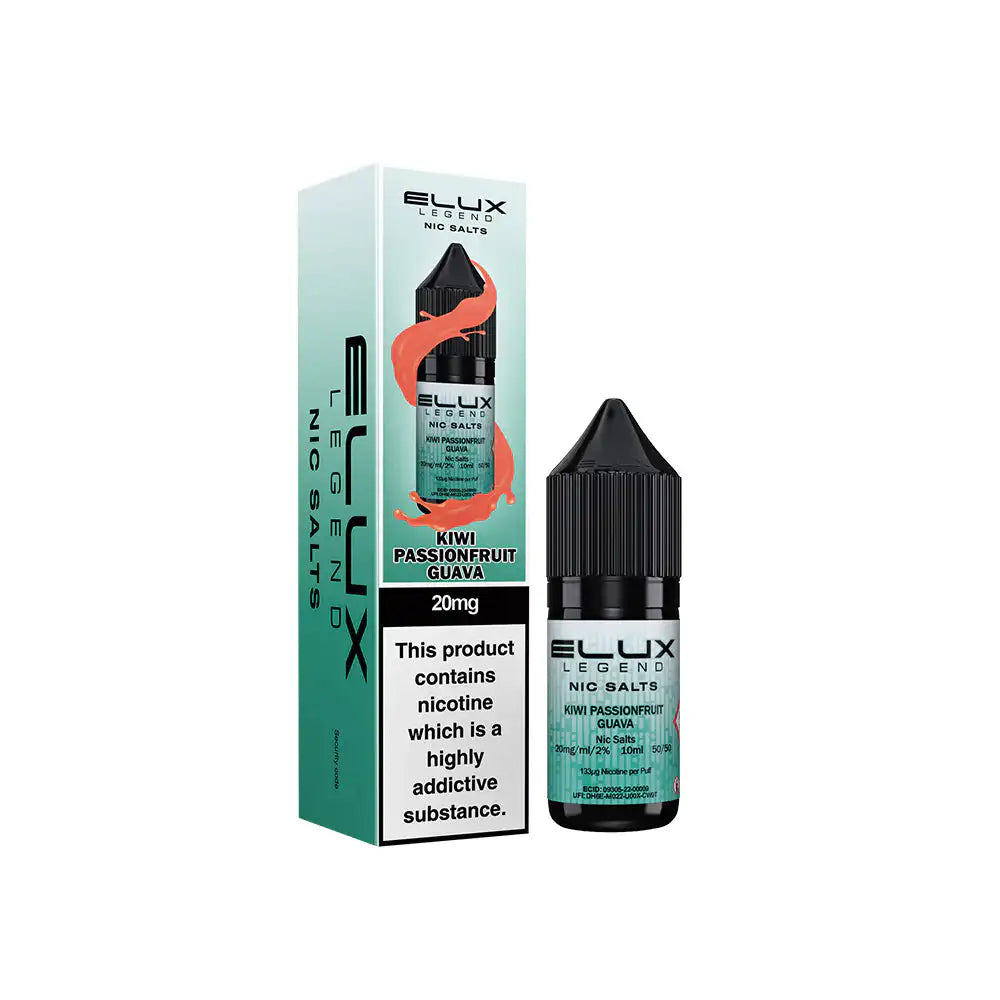 Elux Legends Nic Salts Kiwi Passionfruit Guava 20mg