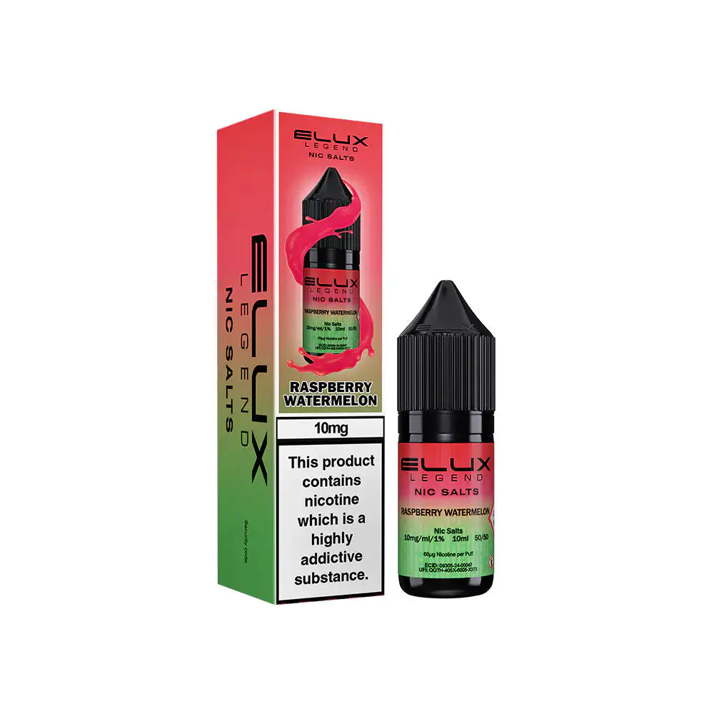 Elux Legend Nic Salts Raspberry Watermelon 10mg